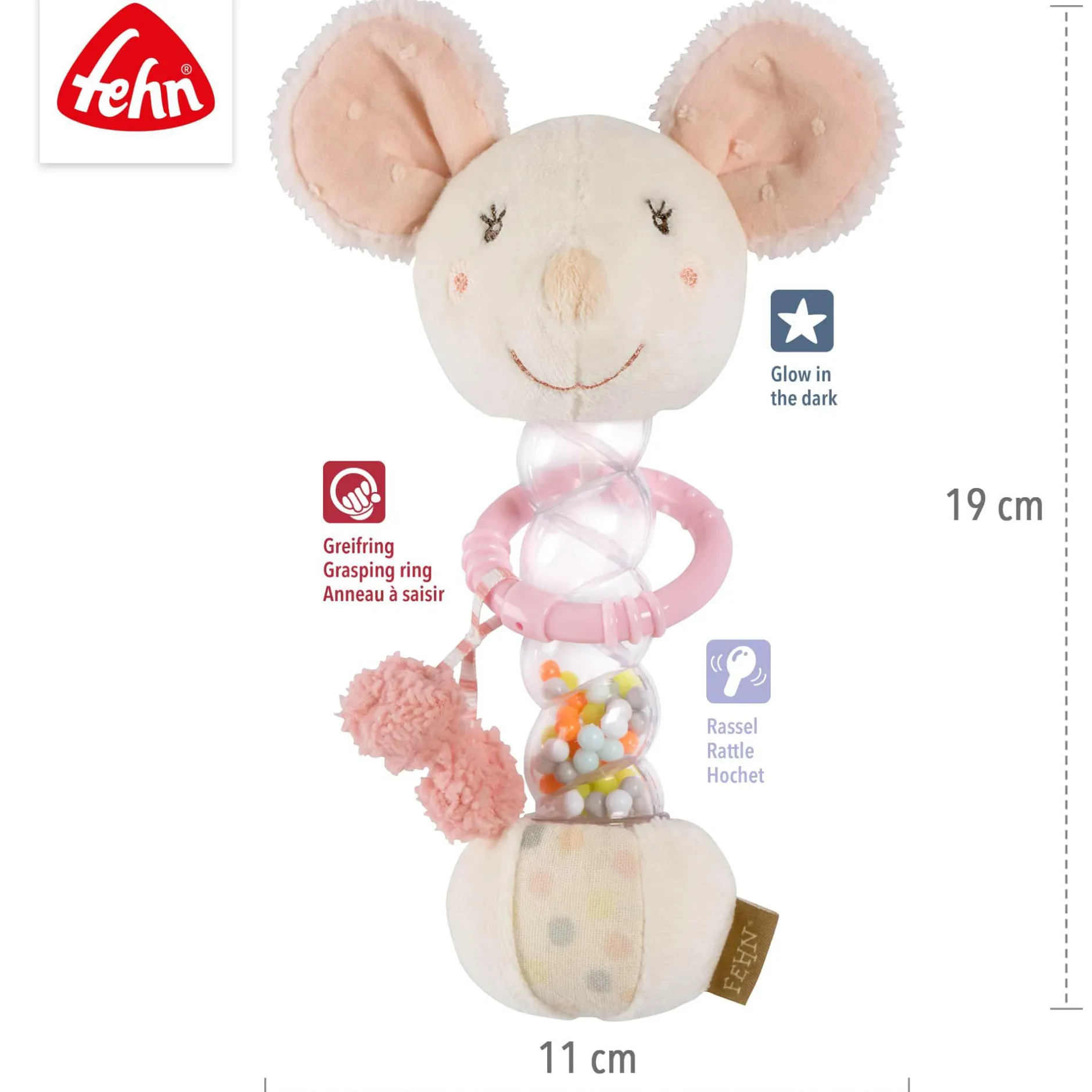 fehn Regenmacher Maus* Rasseln & Greiflinge