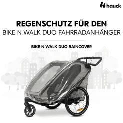 hauck Regenverdeck Bike n Walk*Kinder Fahrradanhänger Zubehör|Kinderwagen Zubehör