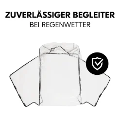 hauck Regenverdeck Bike n Walk*Kinder Fahrradanhänger Zubehör|Kinderwagen Zubehör