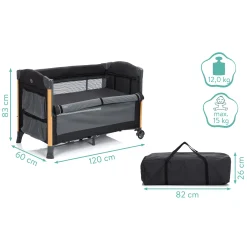 fillikid Reisebeistellbett Cadiz* Reisebetten & Zubehör|Babybetten