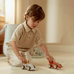 LITTLE DUTCH Rennwagen Rückziehautos*Kinder Lernspielzeug|Holzspielzeug