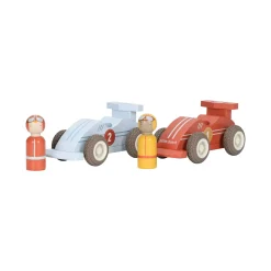 LITTLE DUTCH Rennwagen Rückziehautos*Kinder Lernspielzeug|Holzspielzeug