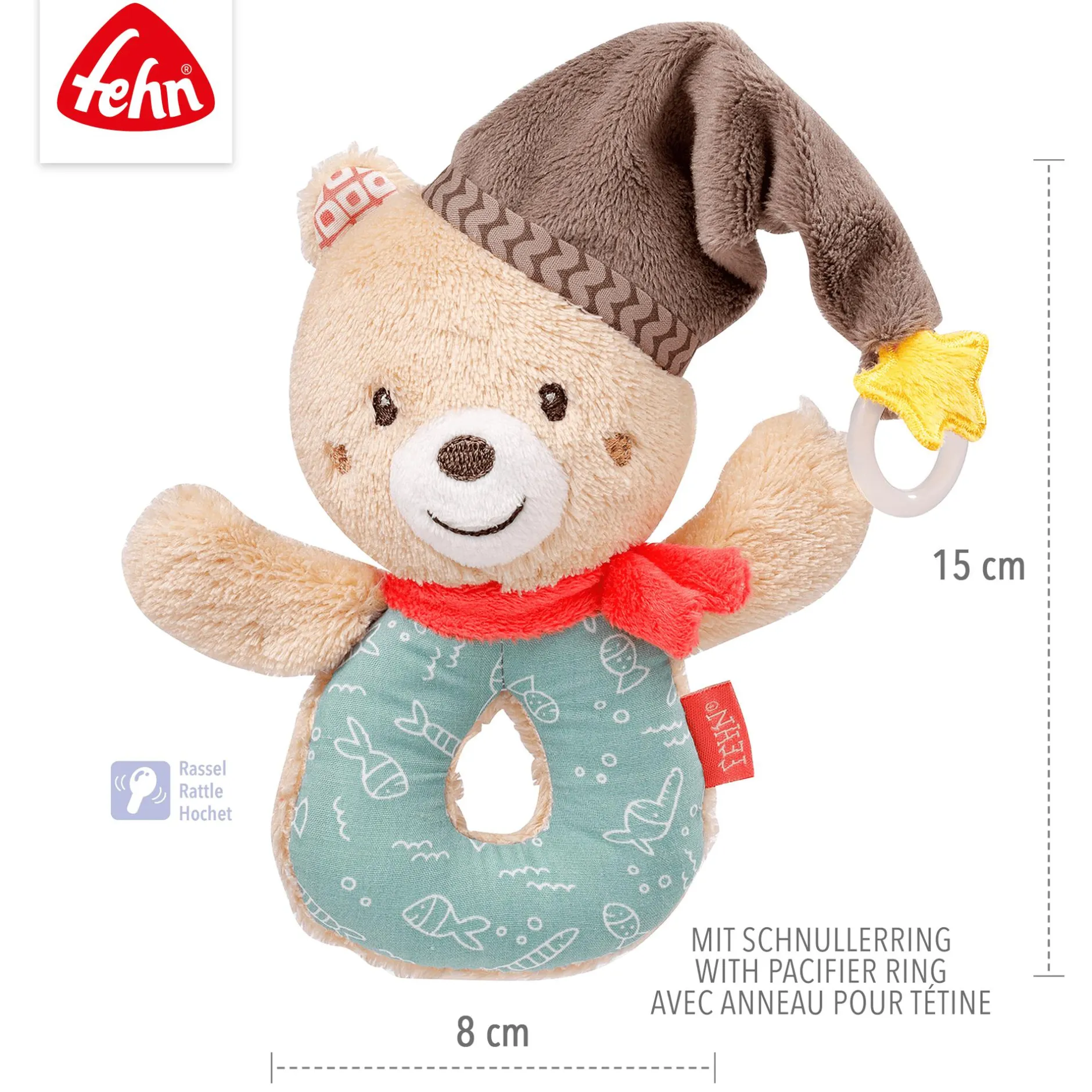 fehn Ring-Greifling Bär* Rasseln & Greiflinge