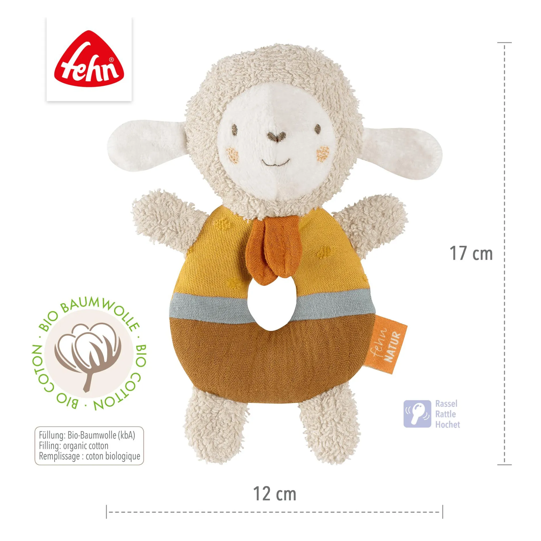 fehn Ring-Greifling Schaf* Rasseln & Greiflinge