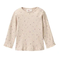 People Wear Organic Ripp-Langarmshirt Blümchen* Oberteile