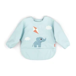 done by deer Ärmellätzchen Playground Blau* Lätzchen|Lätzchen