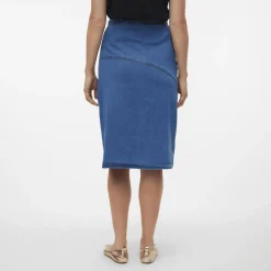 Mamalicious Rock Medium Blue Denim* Kleider & Röcke