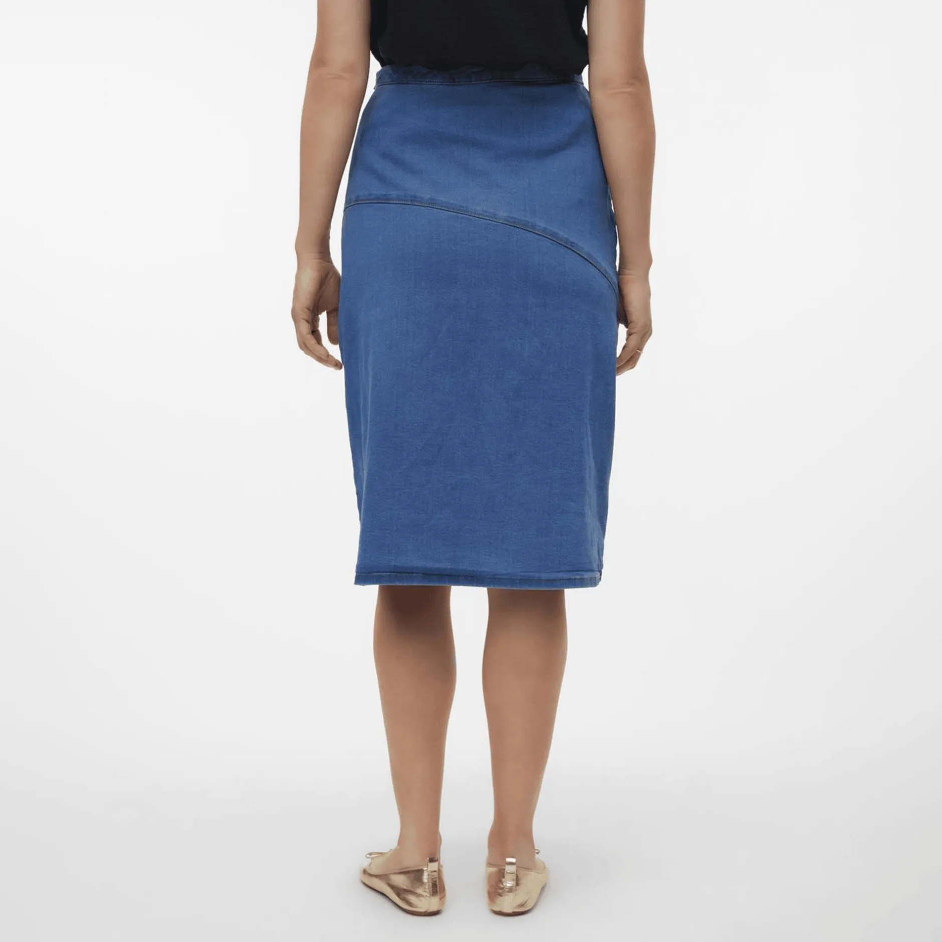 Mamalicious Rock Medium Blue Denim* Kleider & Röcke
