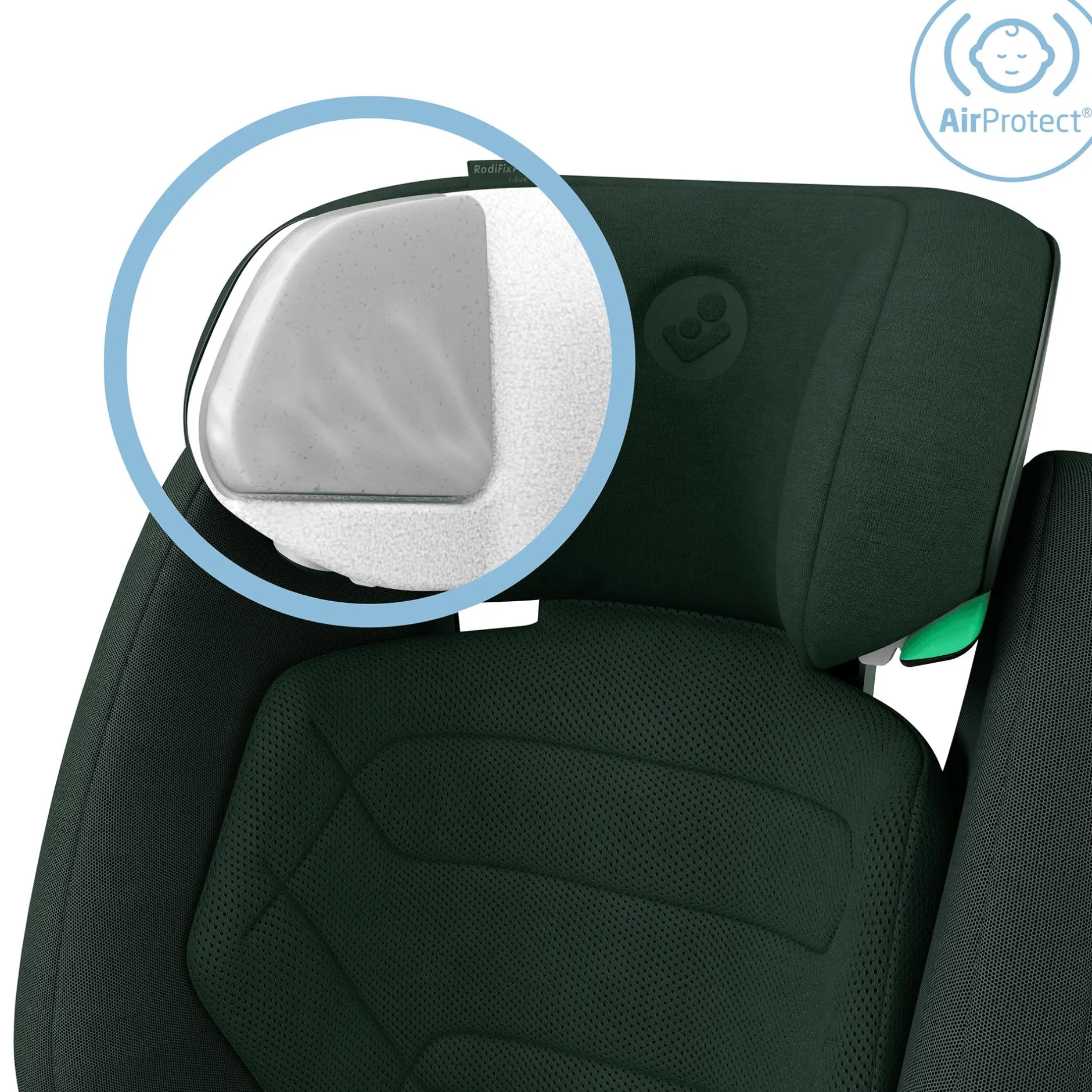MAXI-COSI Premium RodiFix Pro² i-Size Authentic Green*Kinder Kindersitze Isofix|Kindersitze 15-36 Kg, Gruppe 2/3