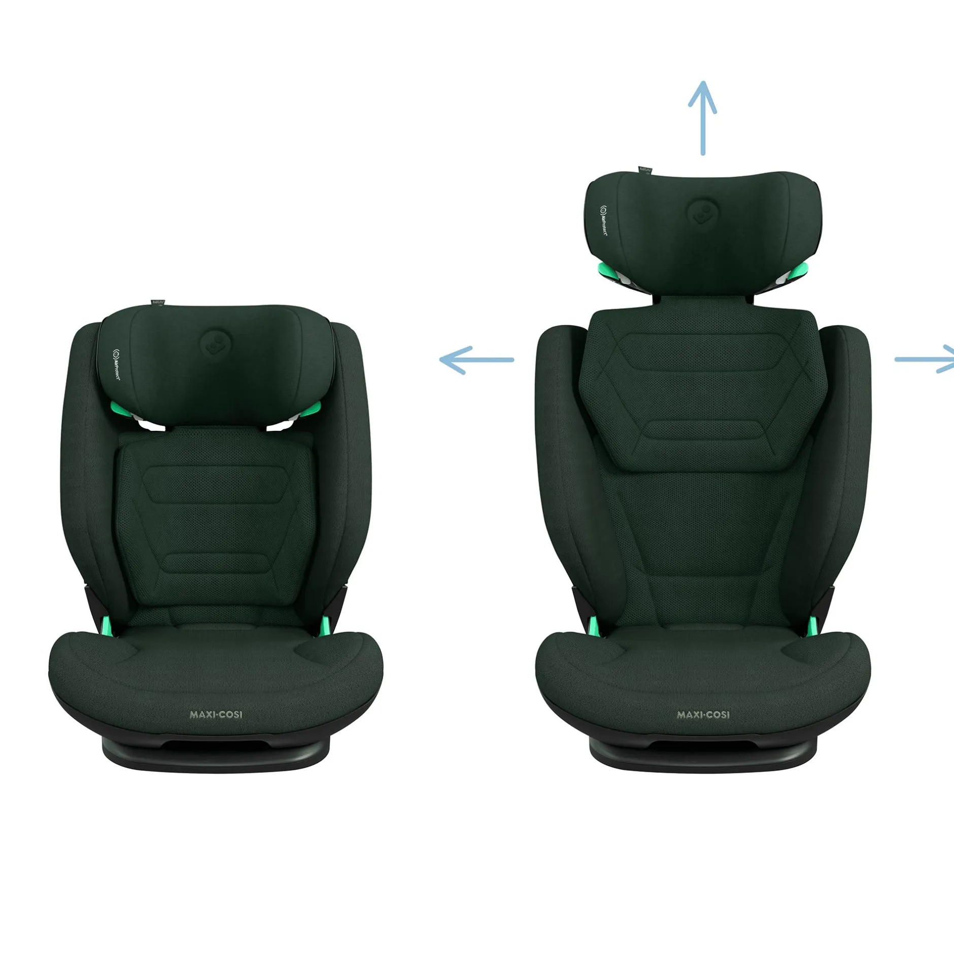 MAXI-COSI Premium RodiFix Pro² i-Size Authentic Green*Kinder Kindersitze Isofix|Kindersitze 15-36 Kg, Gruppe 2/3
