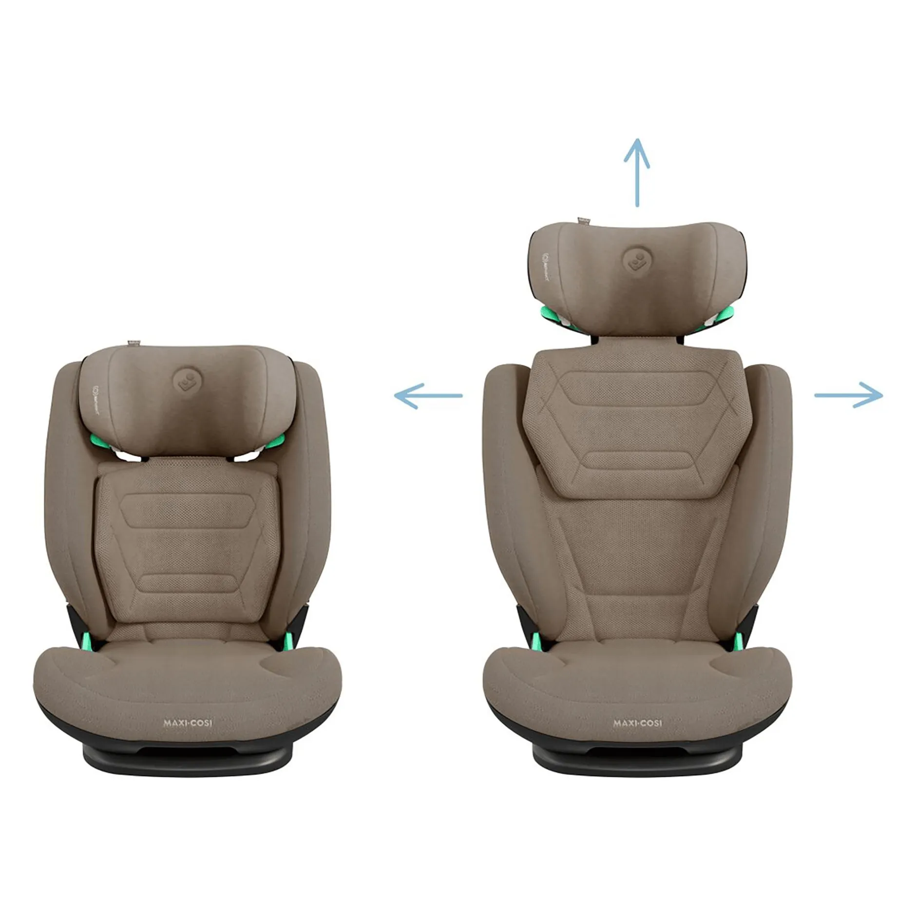 MAXI-COSI Premium RodiFix Pro² i-Size Authentic Truffle*Kinder Kindersitze Isofix|Kindersitze 15-36 Kg, Gruppe 2/3