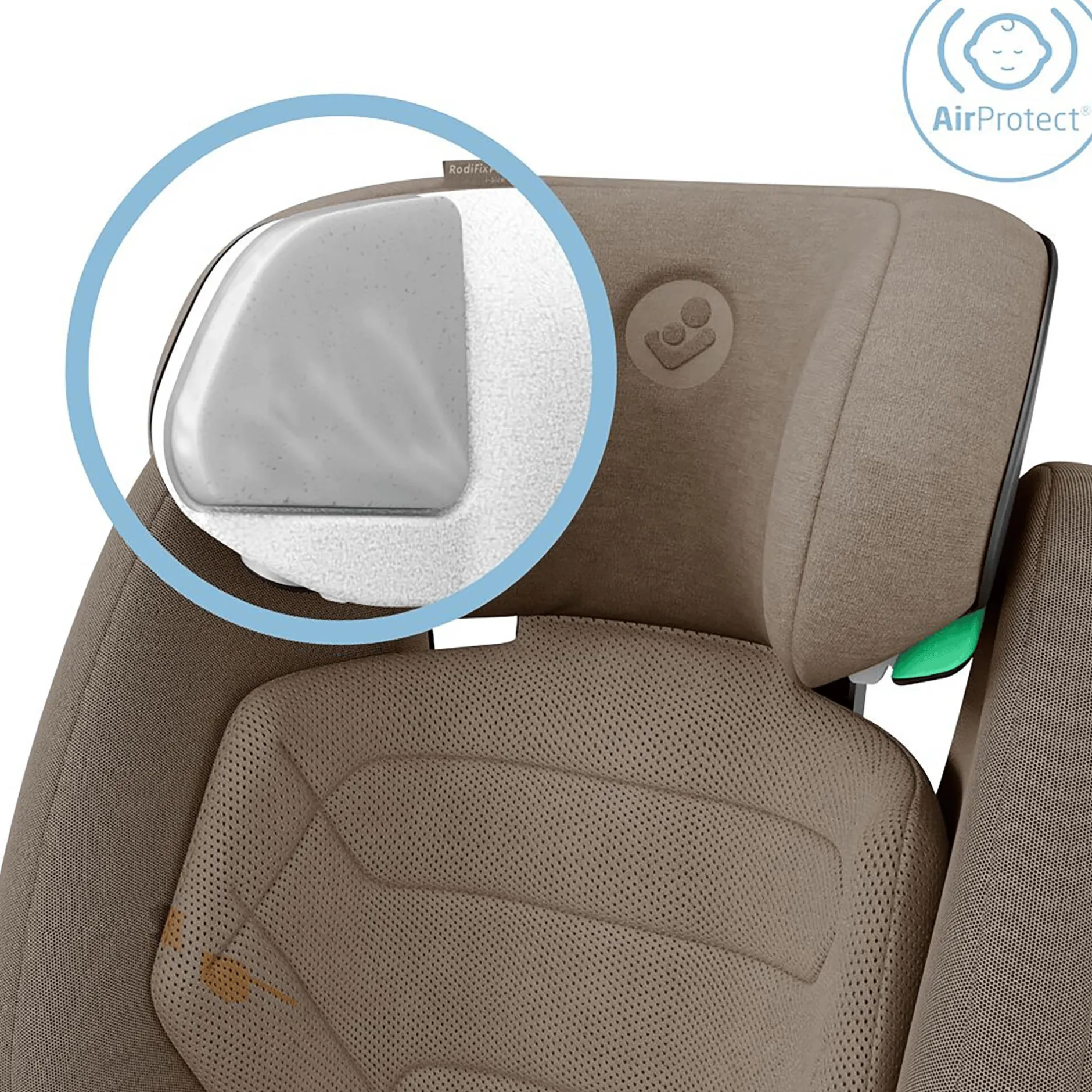 MAXI-COSI Premium RodiFix Pro² i-Size Authentic Truffle*Kinder Kindersitze Isofix|Kindersitze 15-36 Kg, Gruppe 2/3