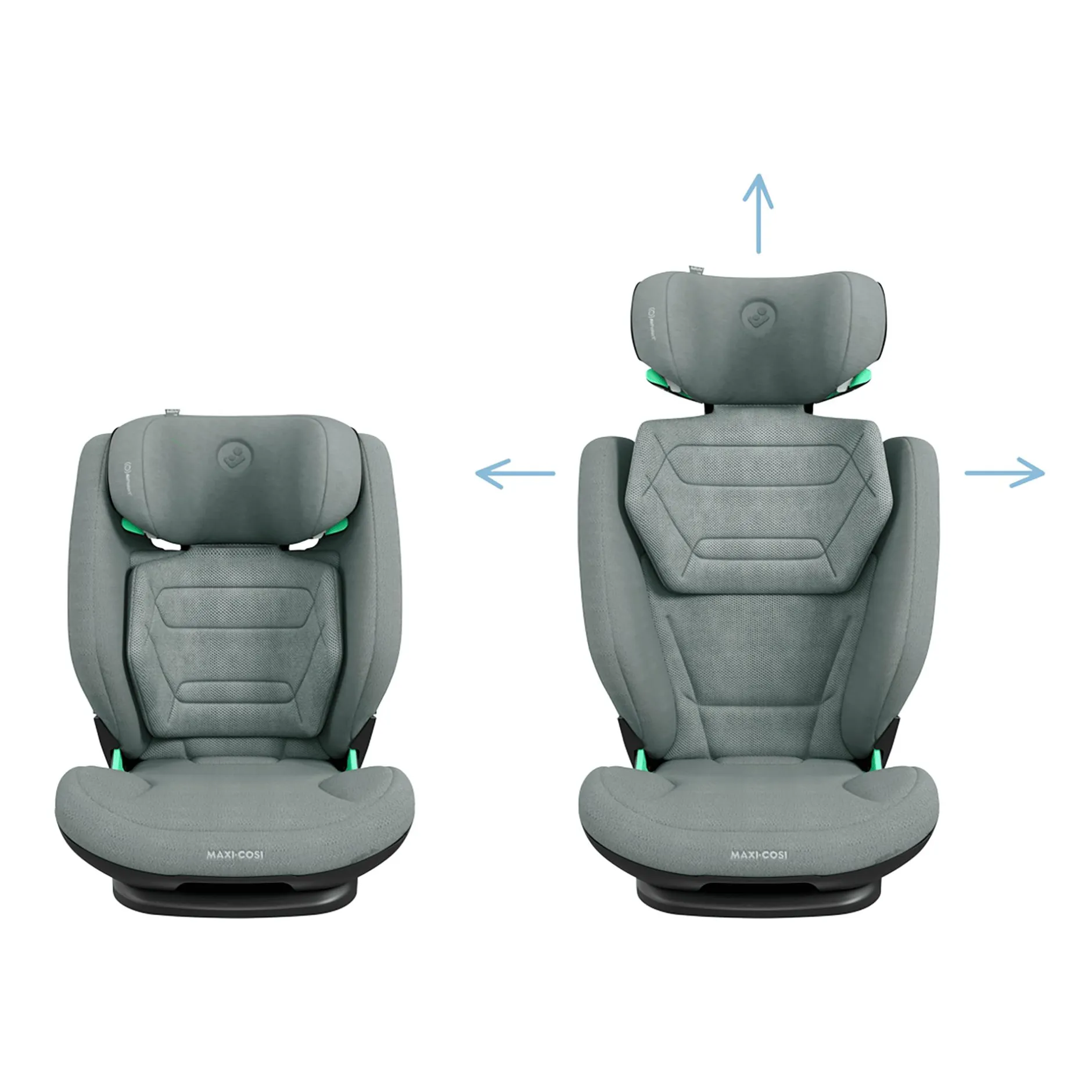 MAXI-COSI Premium RodiFix Pro² i-Size Authentic Grey*Kinder Kindersitze Isofix|Kindersitze 15-36 Kg, Gruppe 2/3