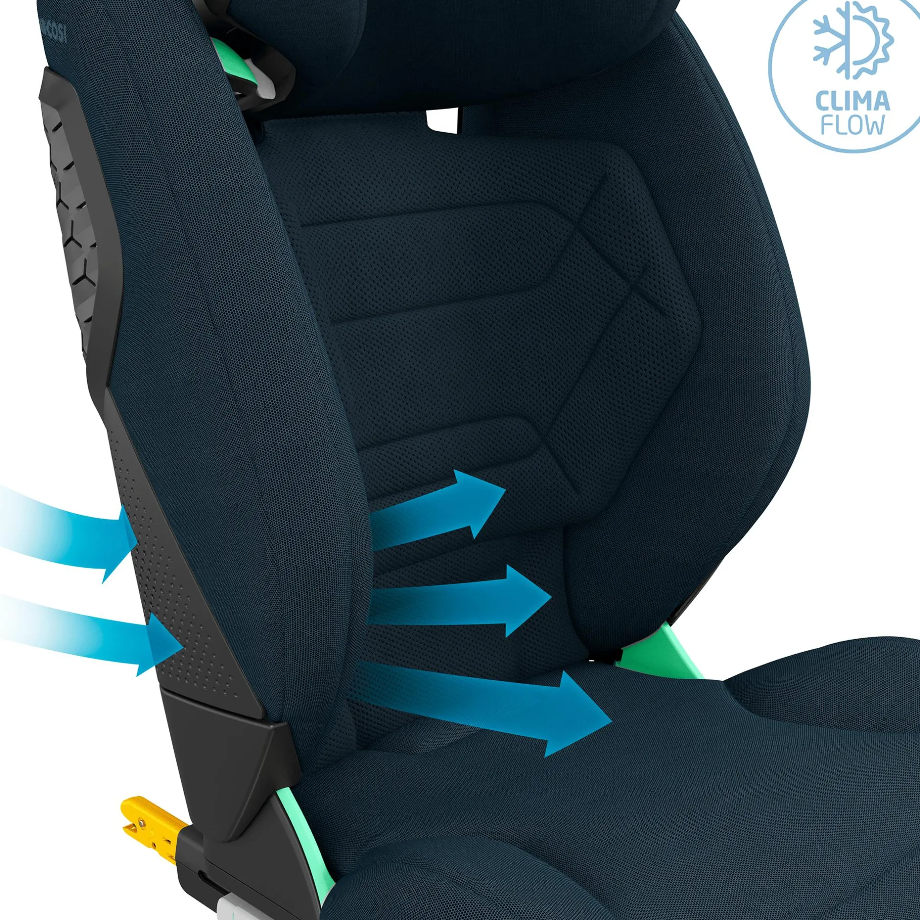 MAXI-COSI Premium RodiFix Pro² i-Size Authentic Blue*Kinder Kindersitze Isofix|Kindersitze 15-36 Kg, Gruppe 2/3