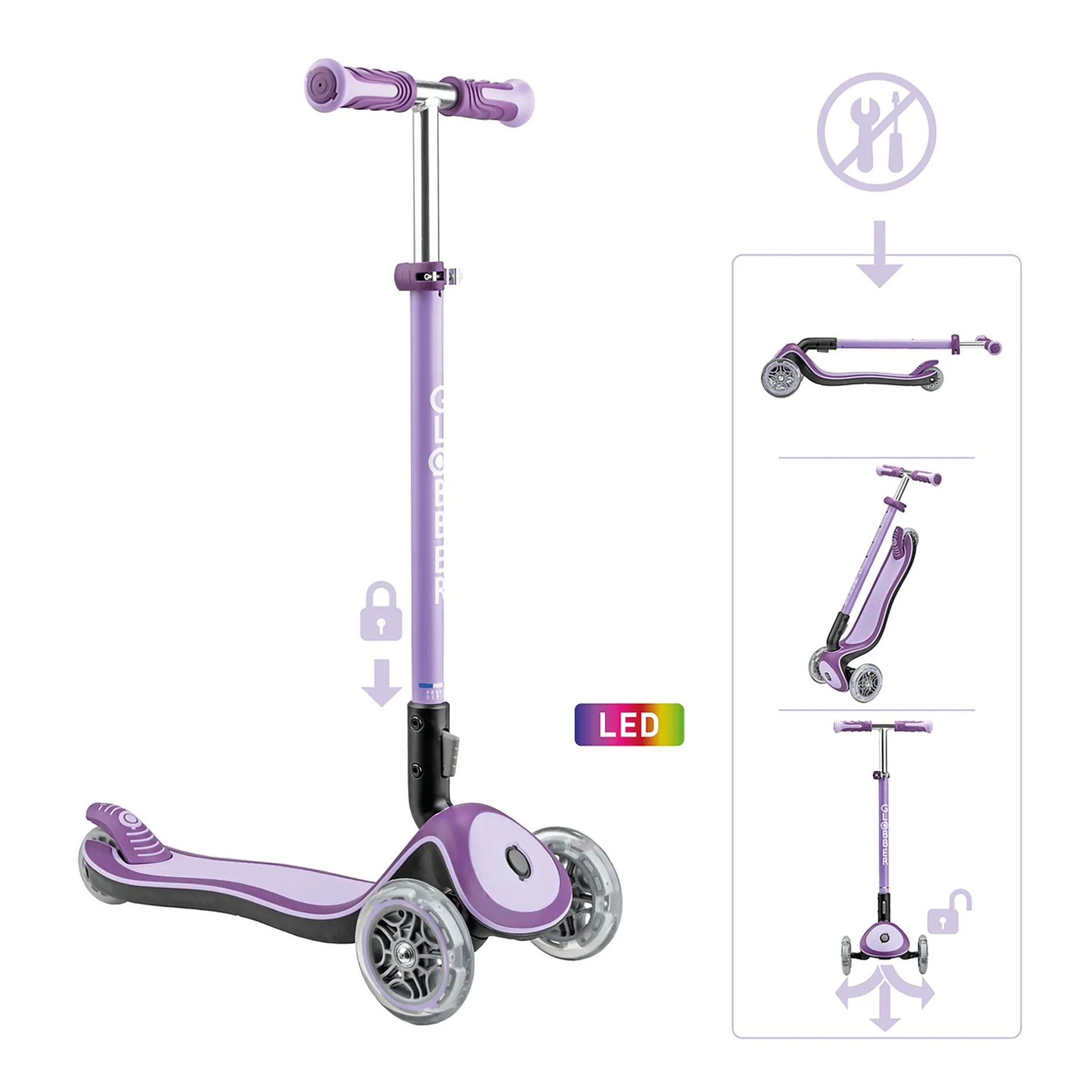 GLOBBER Roller Elite Deluxe Lights*Kinder Kinderfahrzeuge
