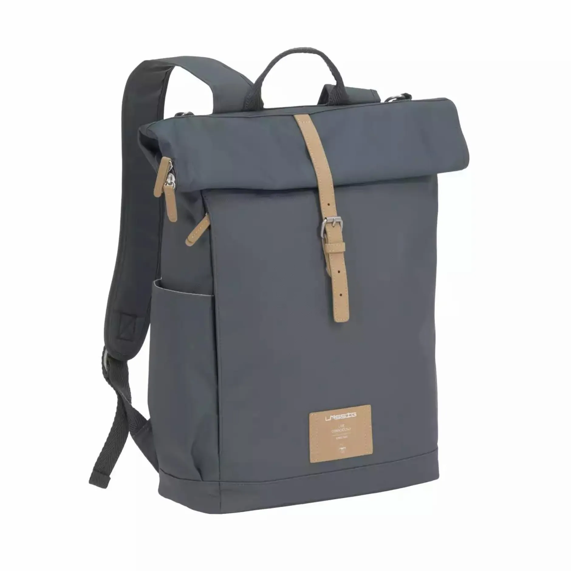 Lu00c4SSIG Rolltop Backpack Green Label* Wickelrucksäcke|Wickeltaschen
