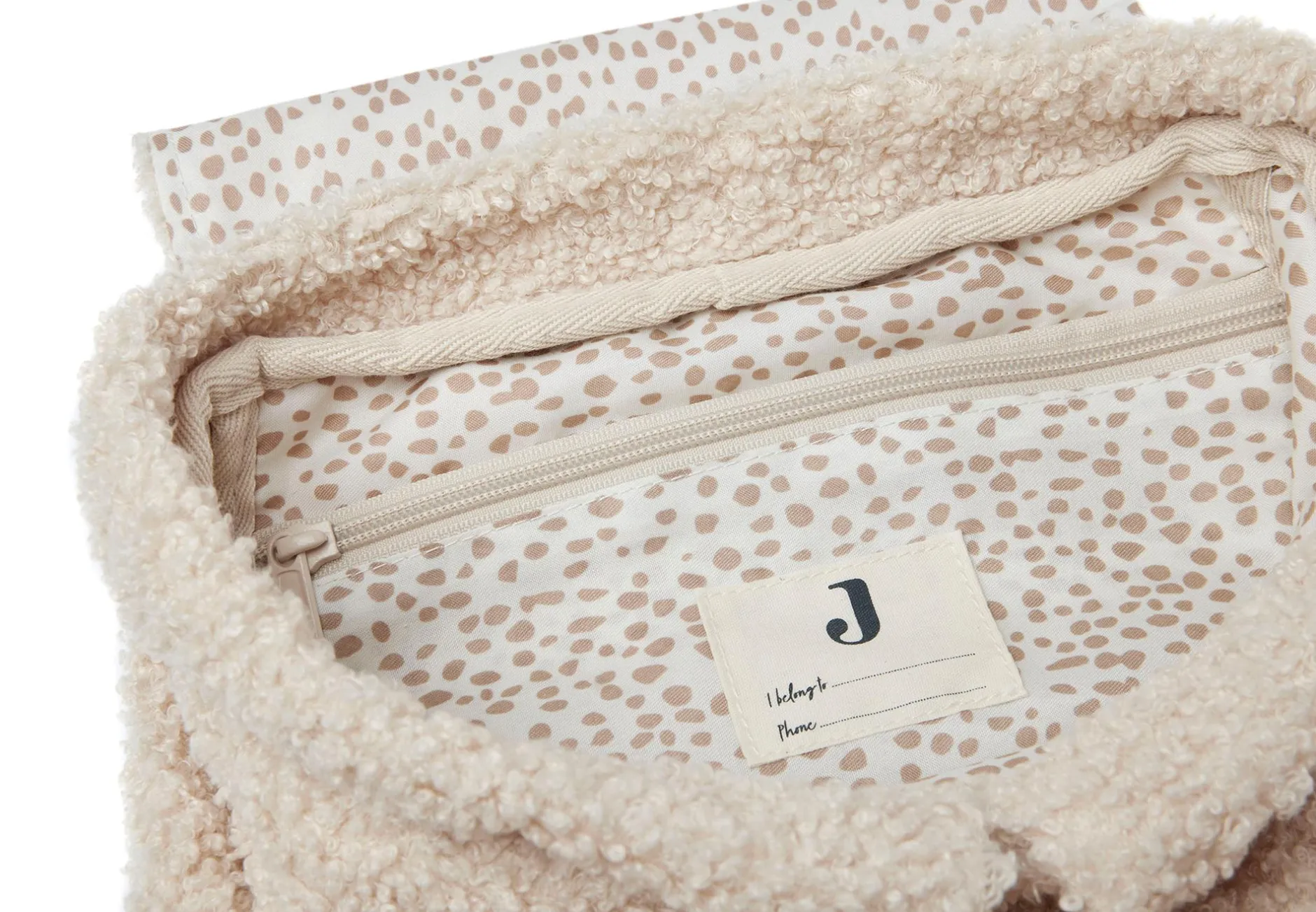 jollein Rucksack Boucle Naturel*Kinder Kinderrucksäcke