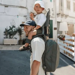 MINIMEIS Rucksack Olive Premium* Wickelrucksäcke|Reisehochstühle