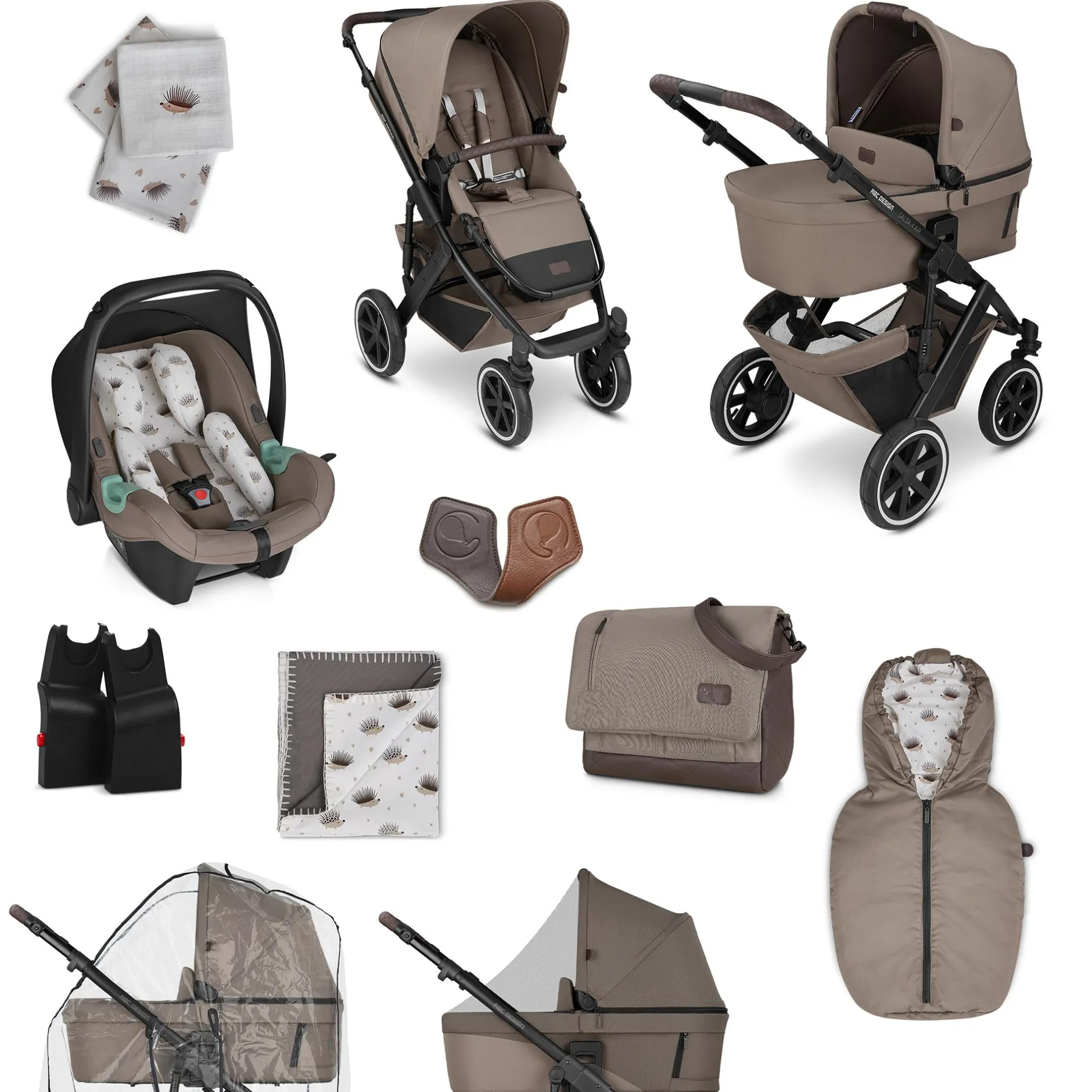 ABC DESIGN Salsa 4 Air Starter-Set Pure Edition Cream*Kinder Kinderwagen Komplettsets
