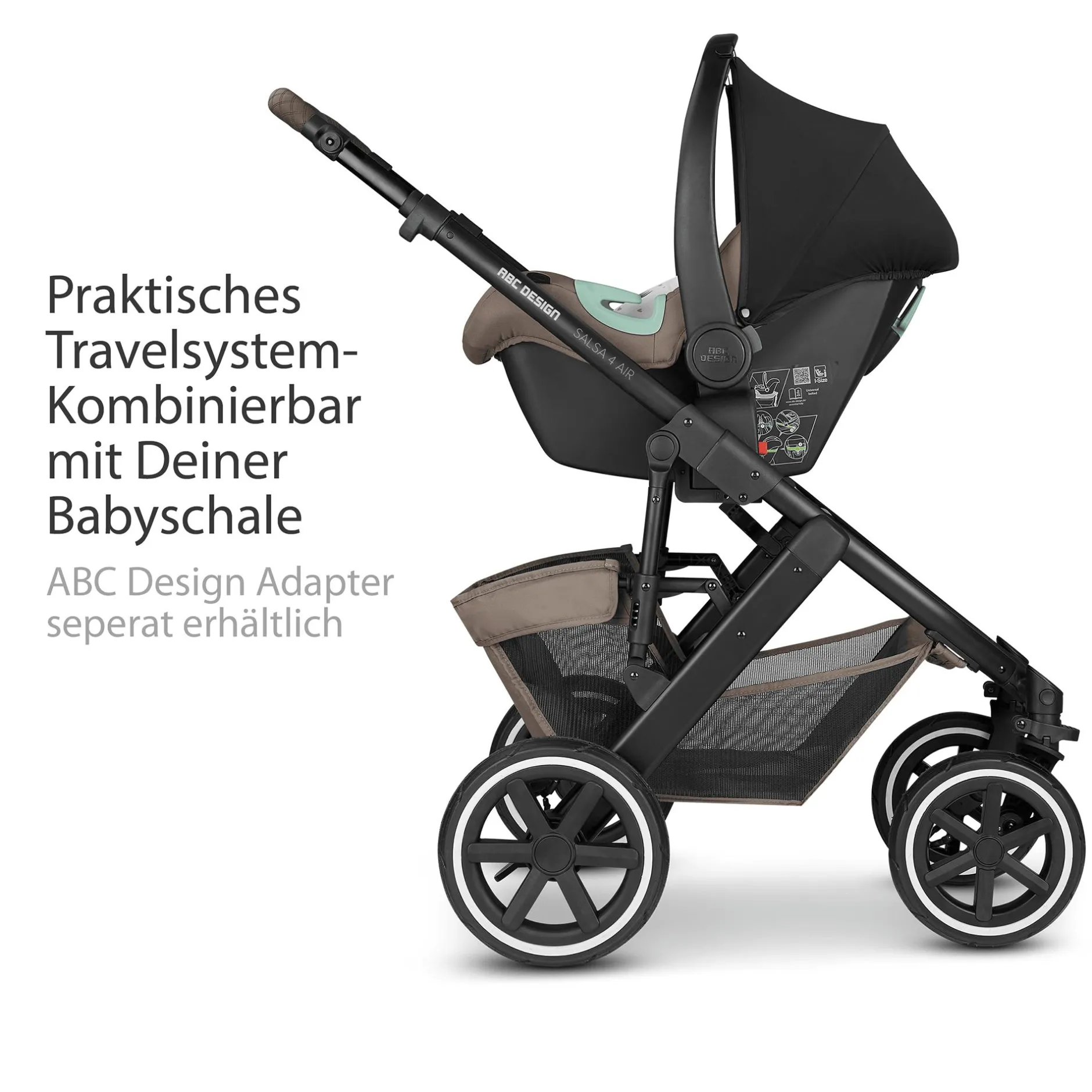 ABC DESIGN Salsa 4 Air Starter-Set Pure Edition Cream*Kinder Kinderwagen Komplettsets
