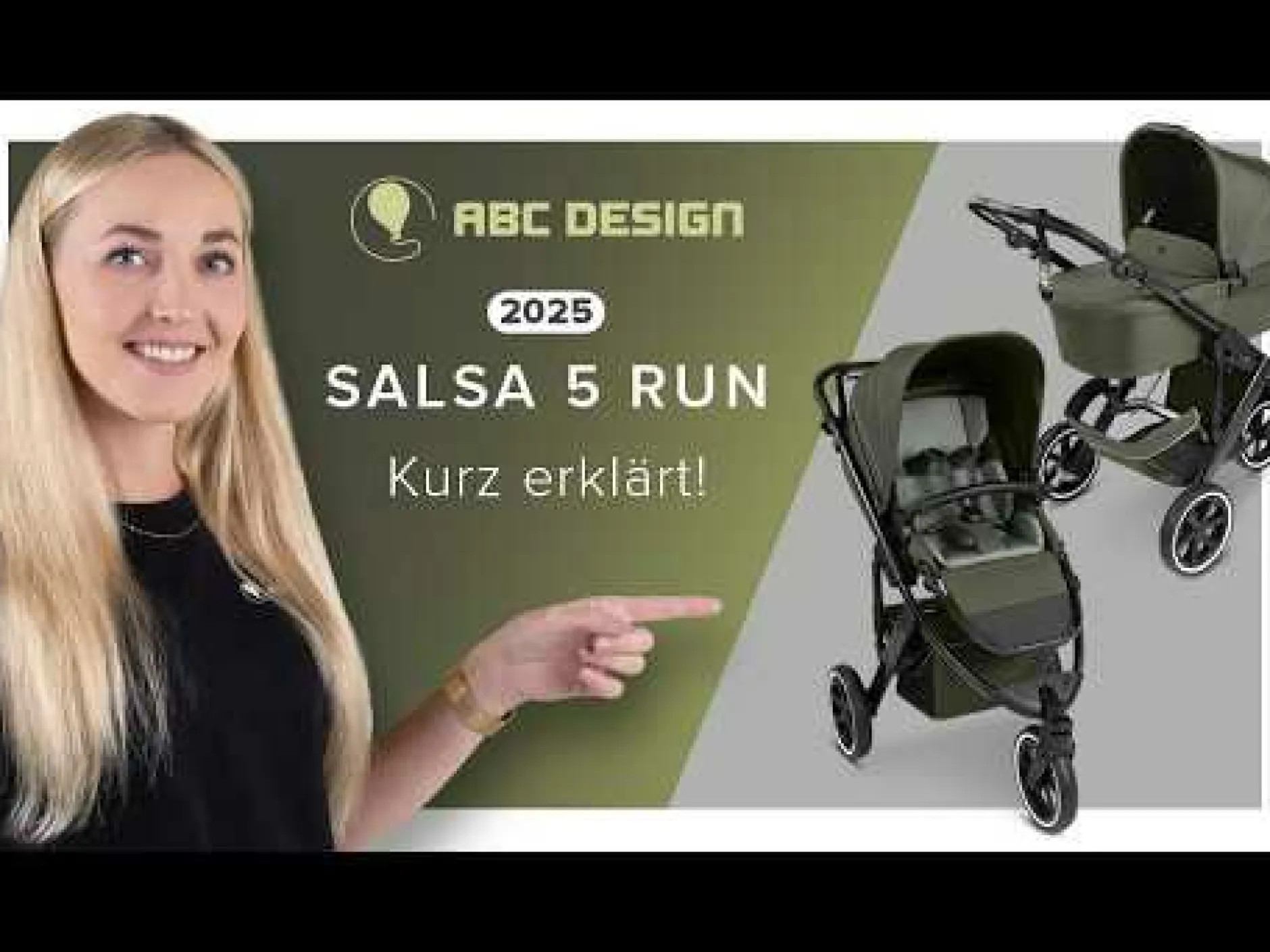 ABC DESIGN Salsa 5 Run Avocado*Kinder Buggys