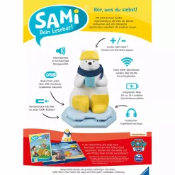Ravensburger SAMi dein Lesebär Starter Set - PAW Patrol*Kinder Kinderbücher|Spielzeug Ab 3 Jahren