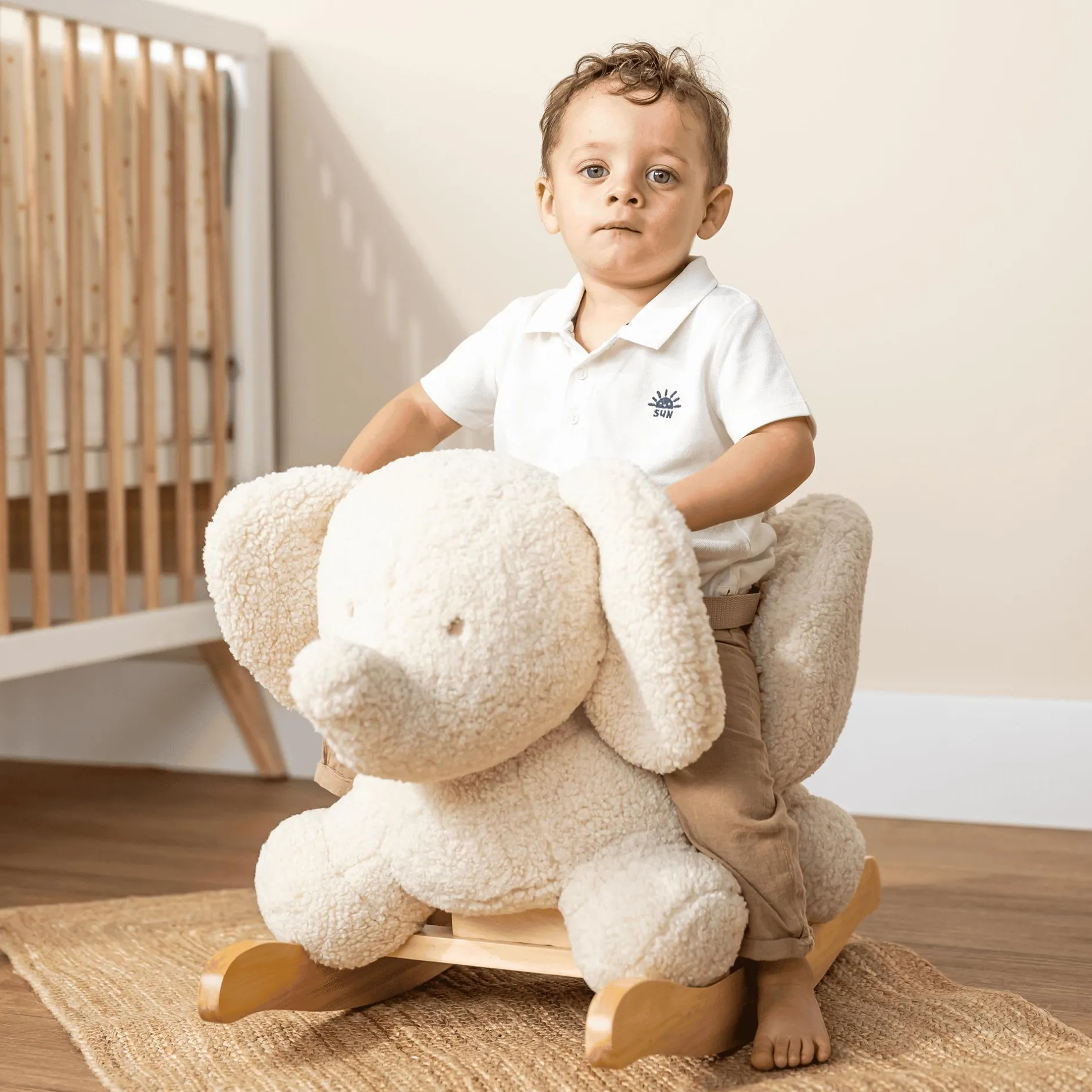 Nattou Schaukeltier Teddy Elefant*Kinder Schaukeltiere