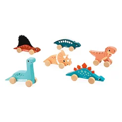 Janod Schiebetier Dinosaurier*Kinder Holzspielzeug