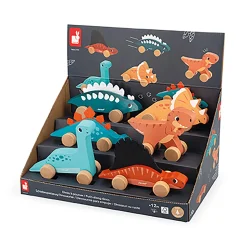 Janod Schiebetier Dinosaurier*Kinder Holzspielzeug