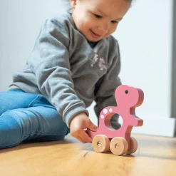 KINDSGUT Schiebetier T-Rex*Kinder Holzspielzeug