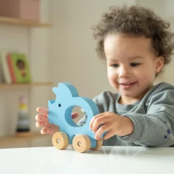 KINDSGUT Schiebetier Triceratops*Kinder Holzspielzeug