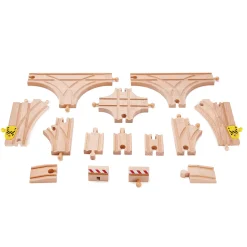 Hape Schienen-Erweiterungs-Set*Kinder Konstruktionsspielzeug|Holzspielzeug