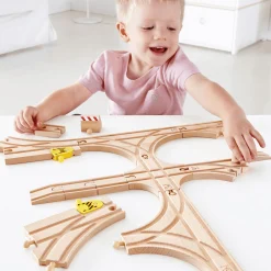 Hape Schienen-Erweiterungs-Set*Kinder Konstruktionsspielzeug|Holzspielzeug