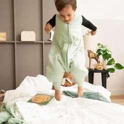 MEYCO Schlafsack-Overall Slub Soft Green 92 cm* Schlafsäcke|Schlafsäcke