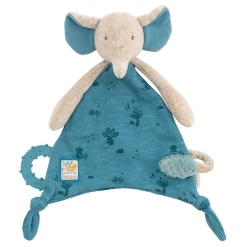 Moulin Roty Schmusetuch Elefant mit Schnullerhalter* Schmusetücher