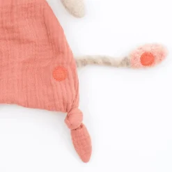 Moulin Roty Schmusetuch Giraffe mit Schnullerhalter* Schmusetücher