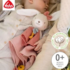 fehn Schmusetuch Hase NATUR* Schmusetücher
