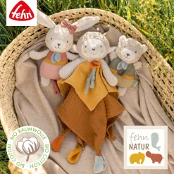 fehn Schmusetuch Hase NATUR* Schmusetücher