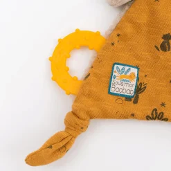 Moulin Roty Schmusetuch Löwe mit Schnullerhalter* Schmusetücher