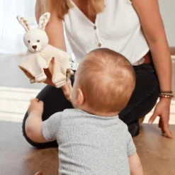GRu00dcNSPECHT Schnuffeltuch Hase* Schmusetücher