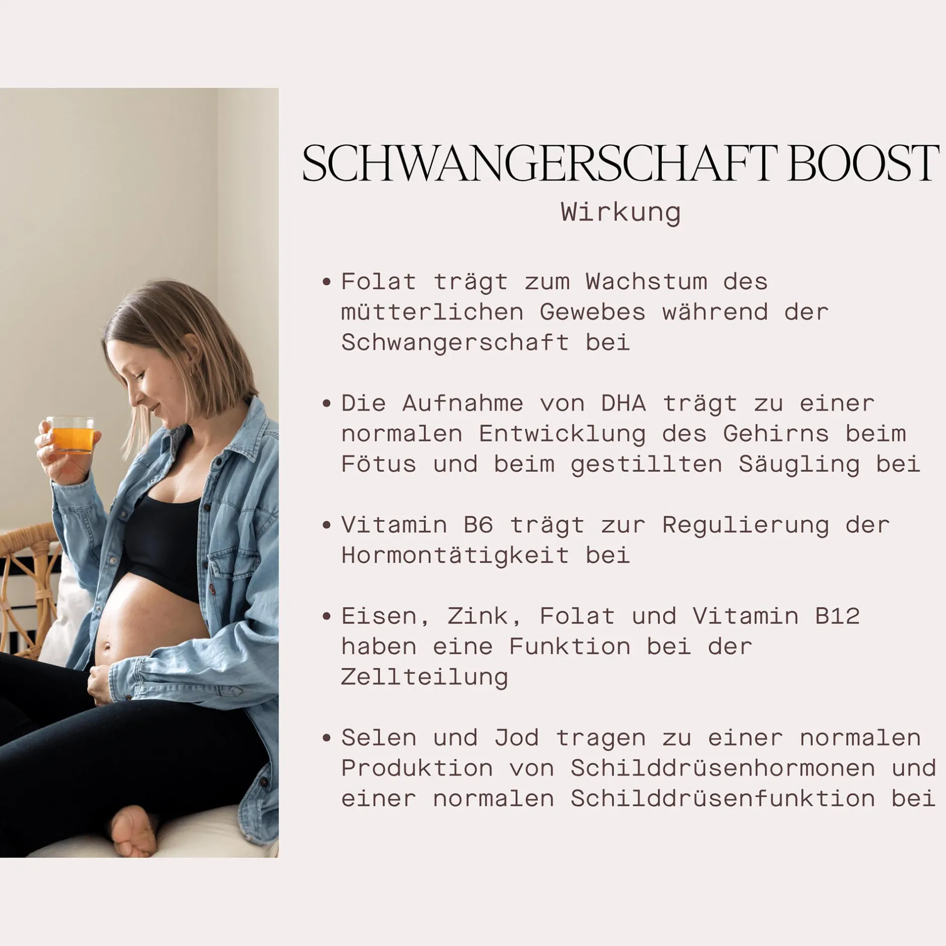 Lunary Schwangerschaft Boost* Hausapotheke|Nahrungsergänzung & Vitamine