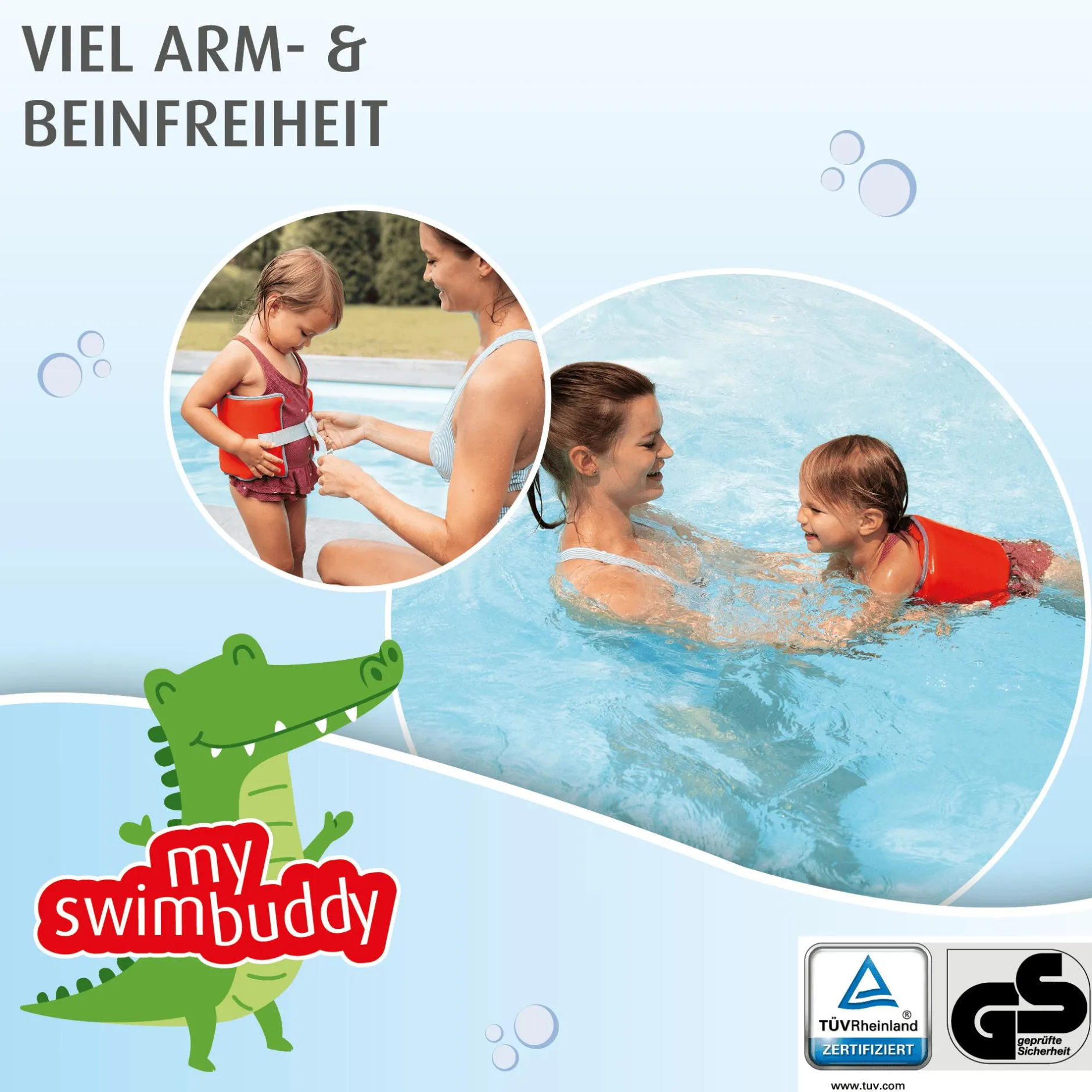 reer Schwimmgürtel myswimbuddy* Schwimmflügel & Schwimmhilfen