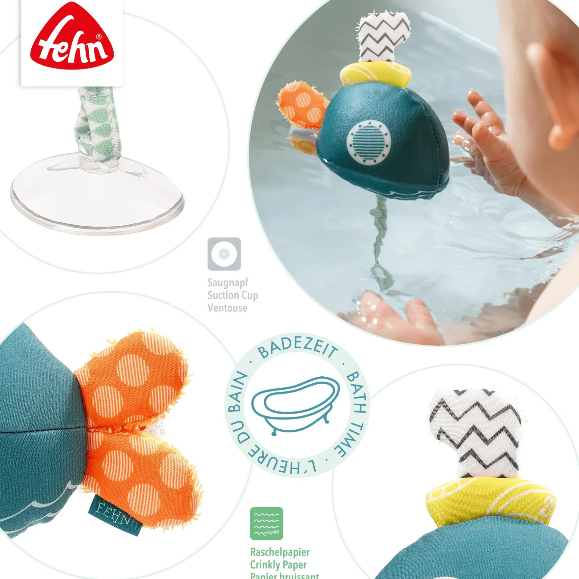 fehn Schwimm-U-Boot* Badespielzeug|Badespielzeug