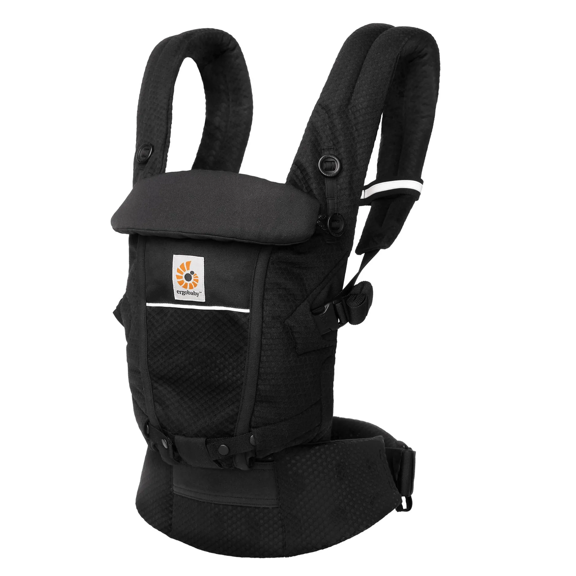 ERGObaby Set Adapt Soft Flex Mesh Onyx Black mit Rain & Wind Carrier Cover* Babytragen