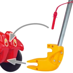 BIG Set Bobby Car mit Flüsterrädern und Schubstange*Kinder Kinderfahrzeuge