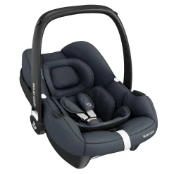 MAXI-COSI Set CabrioFix i-Size Essential Graphite mit Base*Kinder Babyschalen 0-13 Kg, Gruppe 0+