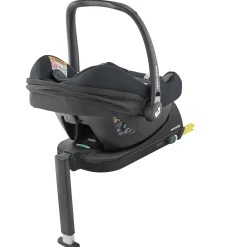 MAXI-COSI Set CabrioFix i-Size Essential Graphite mit Base*Kinder Babyschalen 0-13 Kg, Gruppe 0+