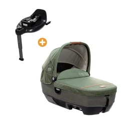 Joie signature Set Calmi R129 Pine mit i-Base Encore*Kinder Babyschalen 0-13 Kg, Gruppe 0+
