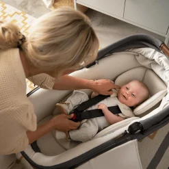 nuna Set CARI next Granite mit BASE next*Kinder Babyschalen 0-13 Kg, Gruppe 0+