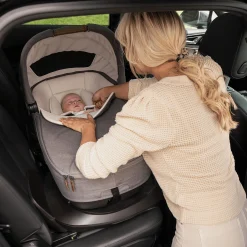 nuna Set CARI next Granite mit BASE next*Kinder Babyschalen 0-13 Kg, Gruppe 0+
